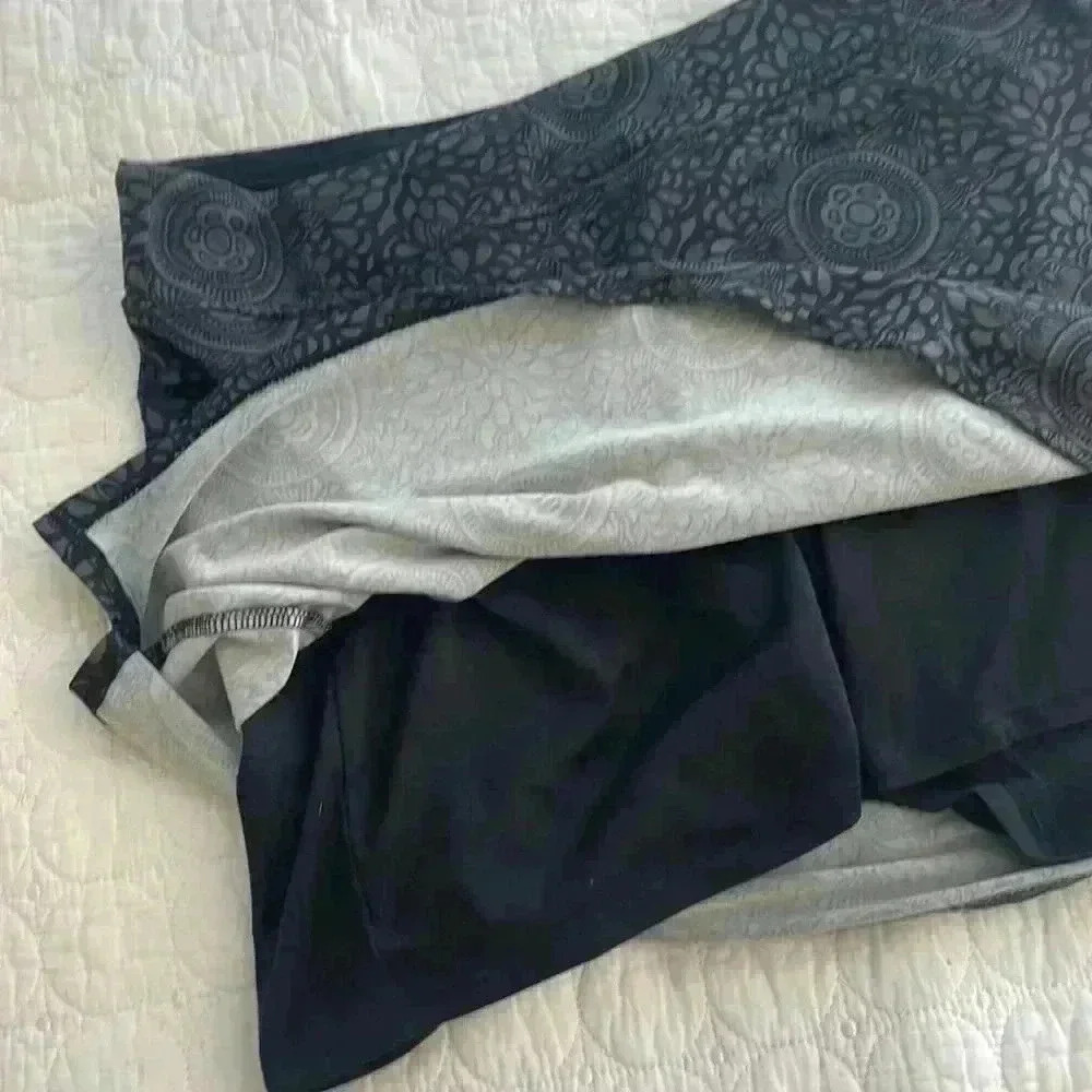 Summer Skorts Black & gray design - Picture 2 of 4